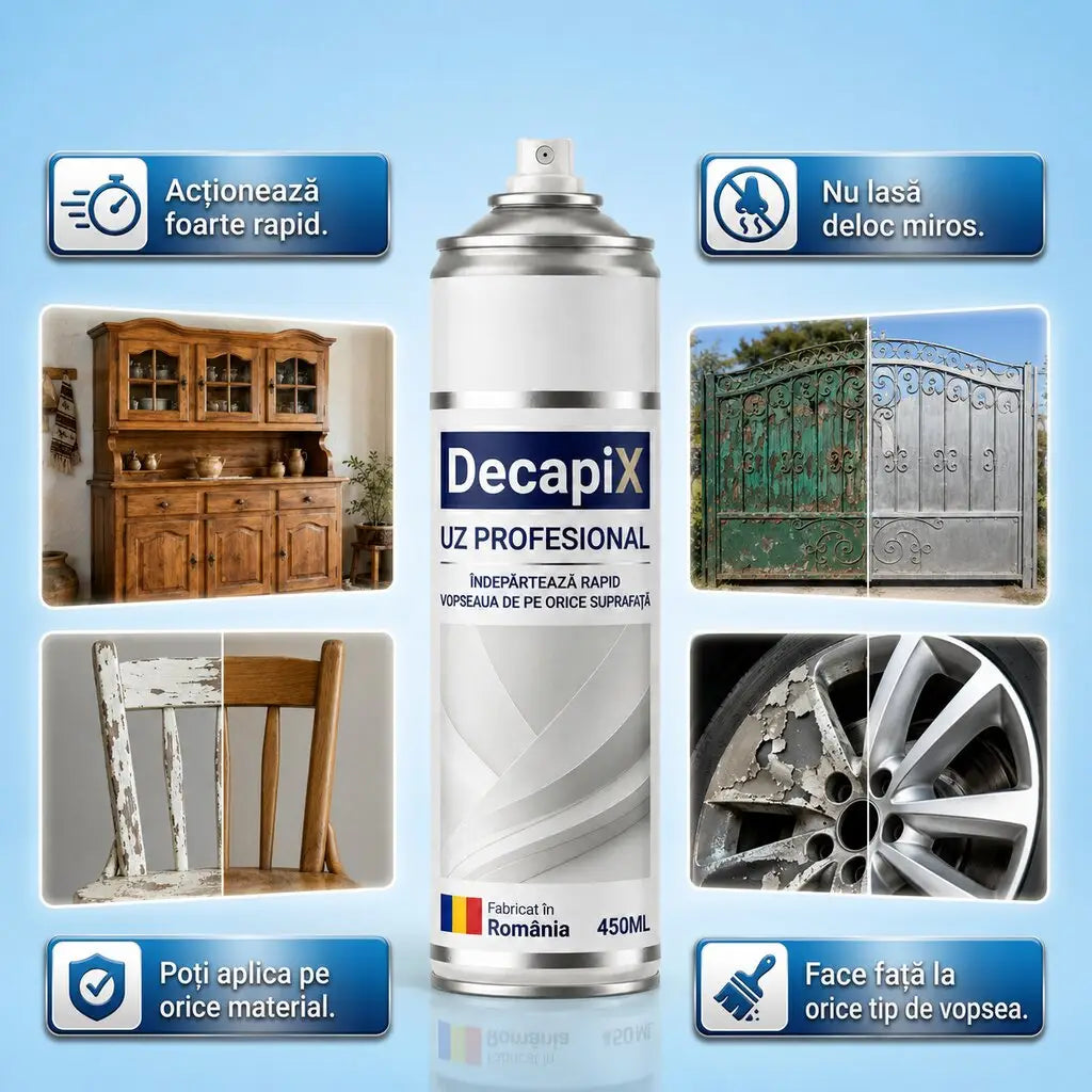 DecapiX® - ÎNDEPĂRTEAZĂ VOPSEAUA RAPID