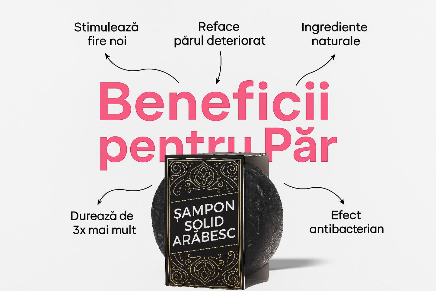 Șampon Solid Arăbesc | 1+1 GRATIS - prindetop