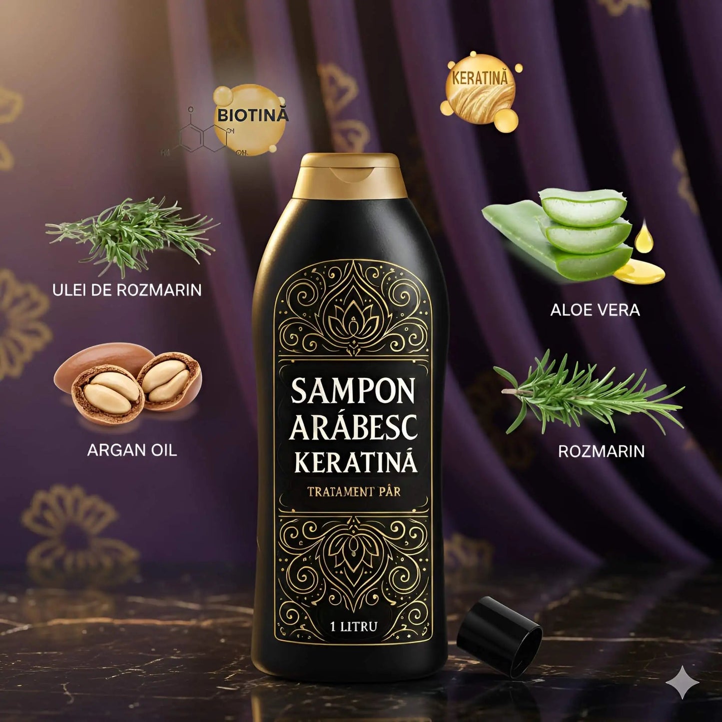 (SET) ȘAMPON 1 LITRU + ELIXIR PĂR 5 în 1 - prindetop