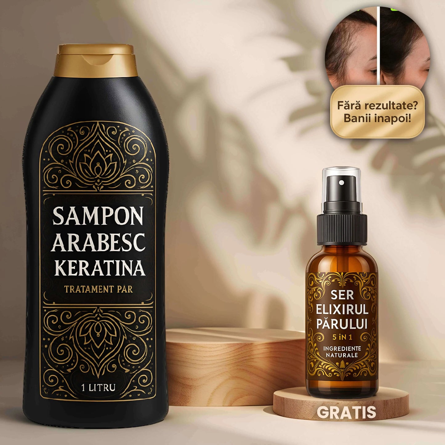 (SET) ȘAMPON 1 LITRU + ELIXIR PĂR 5 în 1 - prindetop
